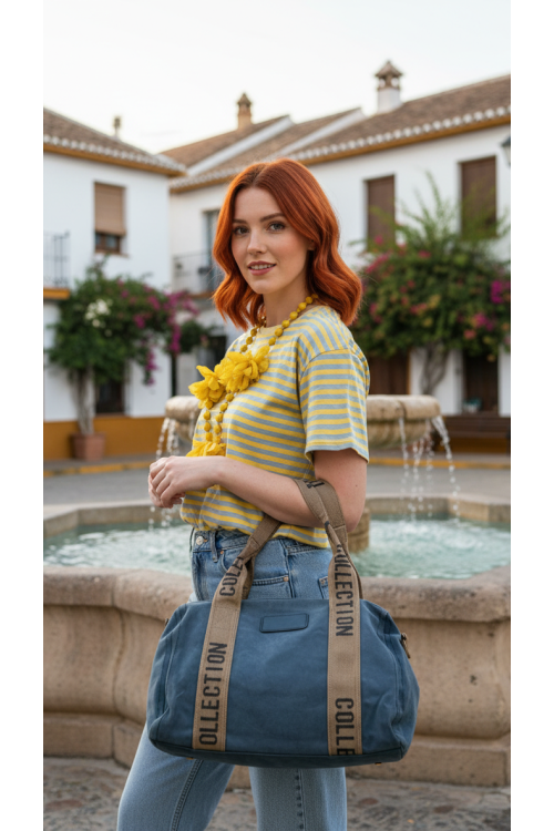 CAMISETA RAYAS AMARILLA