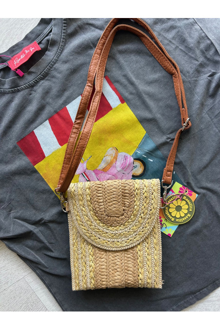 BOLSO PAJA MOVIL BEIGE