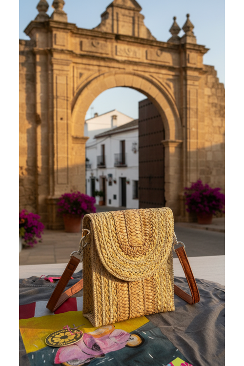 BOLSO PAJA MOVIL BEIGE