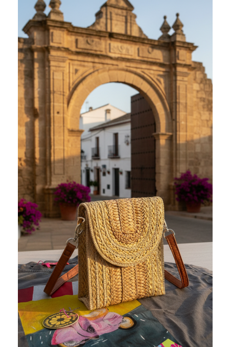 BOLSO PAJA MOVIL BEIGE