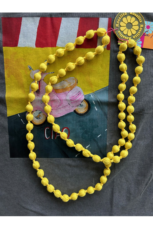 COLLAR BOLAS AMARILLO