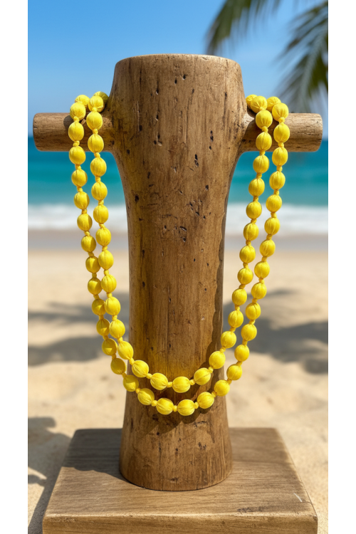 COLLAR BOLAS AMARILLO