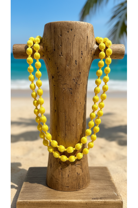 COLLAR BOLAS AMARILLO