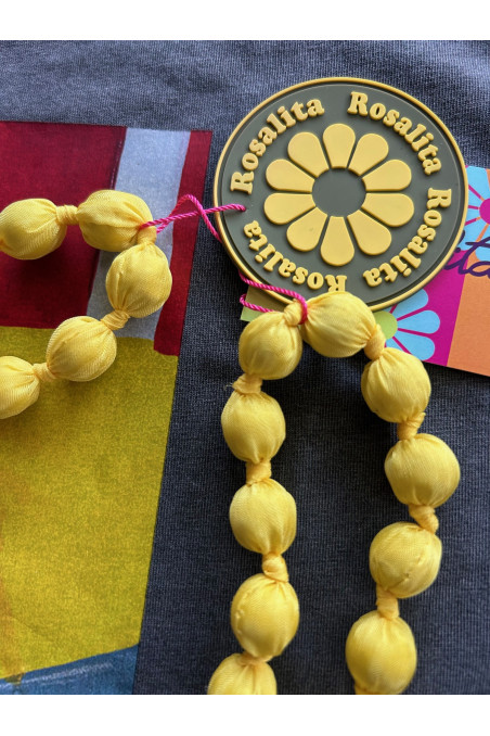 COLLAR BOLAS AMARILLO