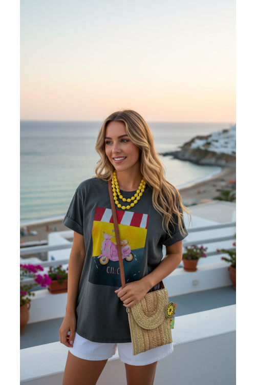 COLLAR BOLAS AMARILLO