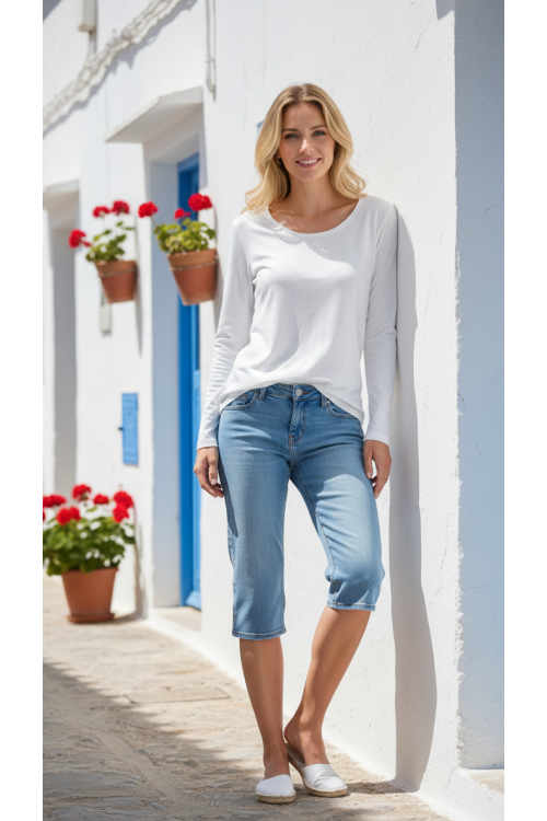 CAMISETA LISA BLANCA