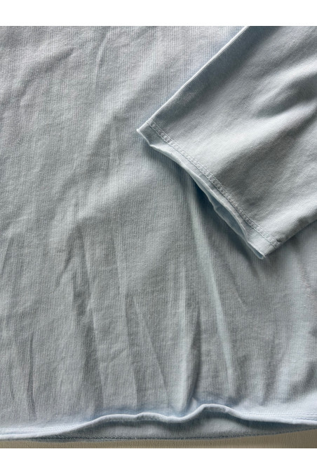 CAMISETA LISA CELESTE