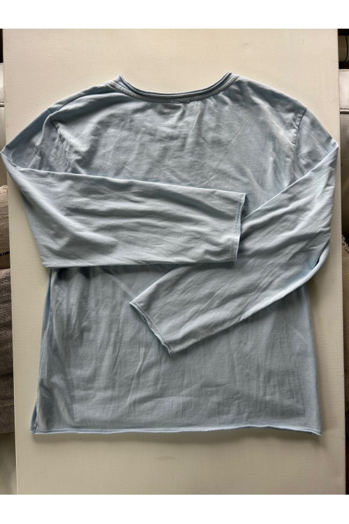 CAMISETA LISA CELESTE