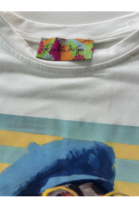 CAMISETA PERRITO BLANCA