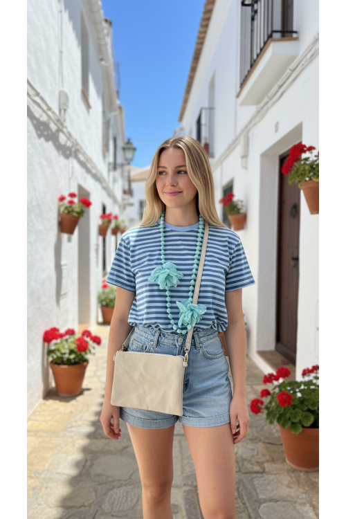 CAMISETA RAYAS AZULES