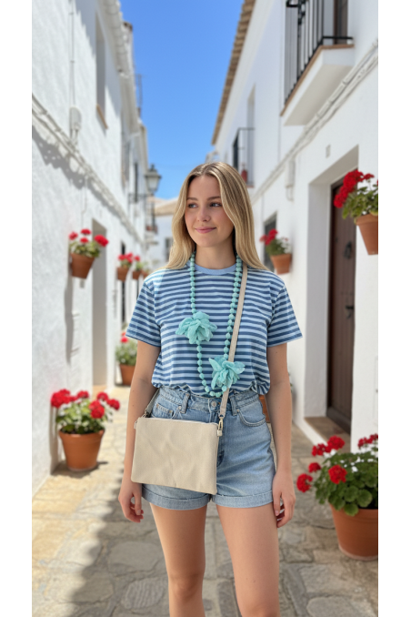 CAMISETA RAYAS AZULES