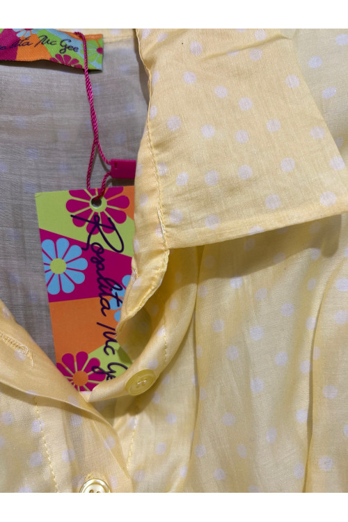 VESTIDO LUNARES AMARILLO