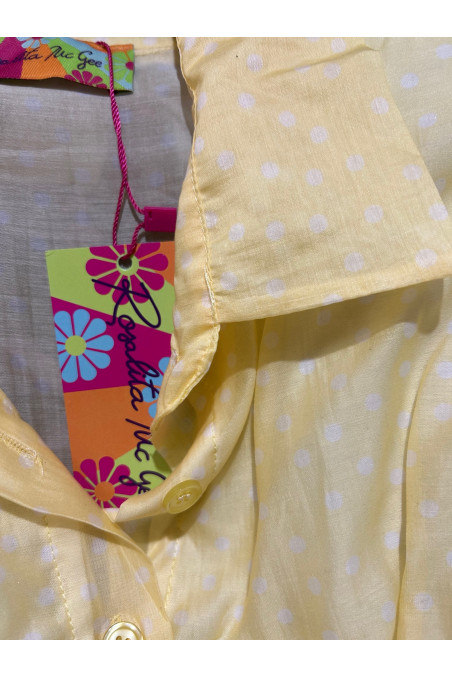 VESTIDO LUNARES AMARILLO