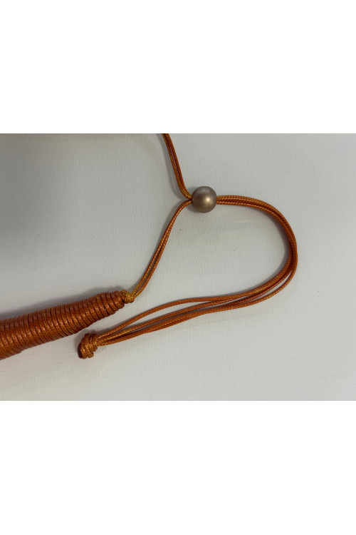 COLLAR CORDONES NARANJA