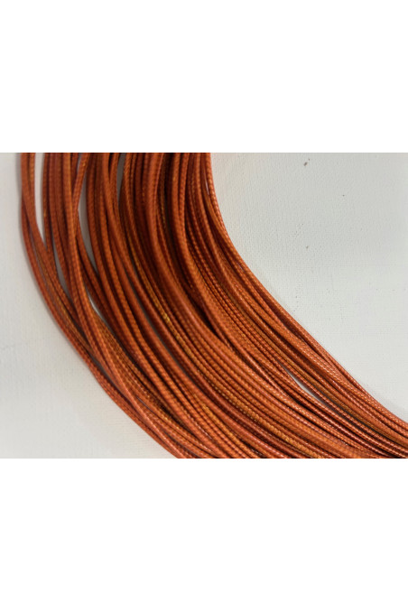 COLLAR CORDONES NARANJA