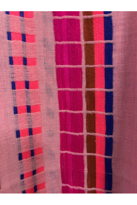 VESTIDO JACQUARD ROSA