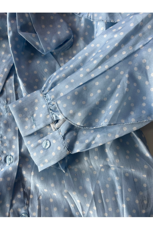 CAMISA LUNARES AZUL