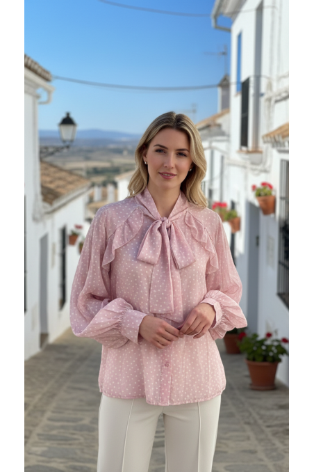 CAMISA LUNARES ROSA