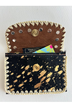 CARTERITA PIEL TACHUELAS NEGRA 2