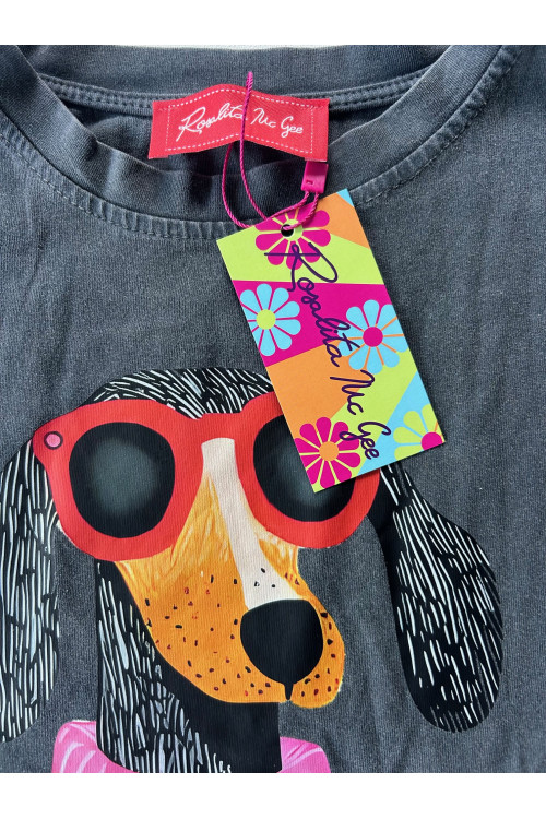 CAMISETA NEGRA PERRITO