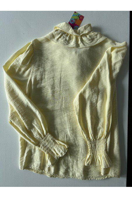 CAMISA CUELLO AMARILLA