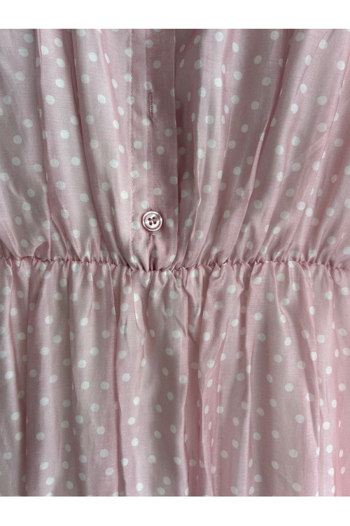 VESTIDO LUNARES ROSA