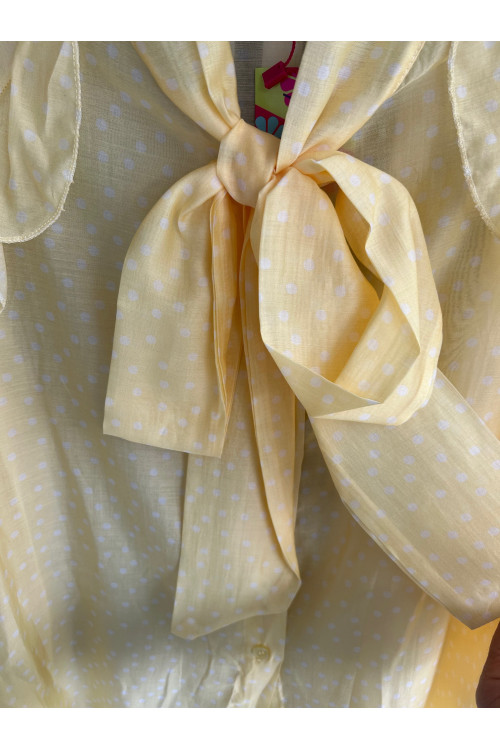 CAMISA LUNARES AMARILLA