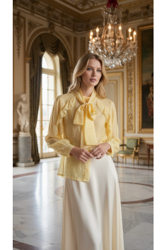 CAMISA LUNARES AMARILLA