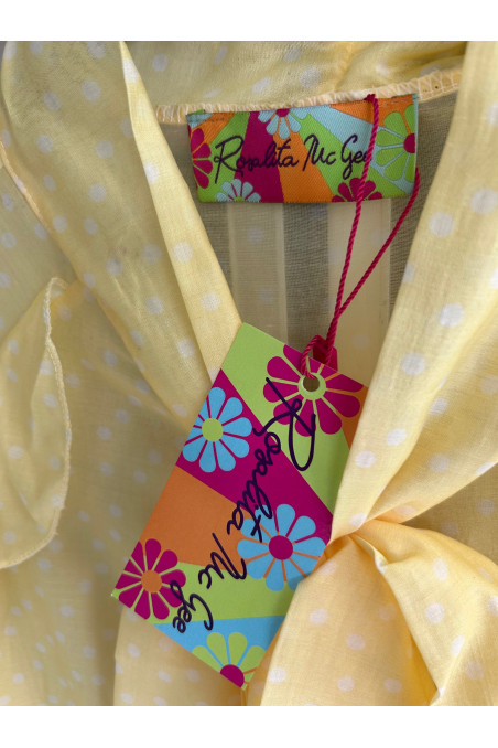 CAMISA LUNARES AMARILLA