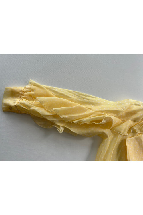 CAMISA LUNARES AMARILLA