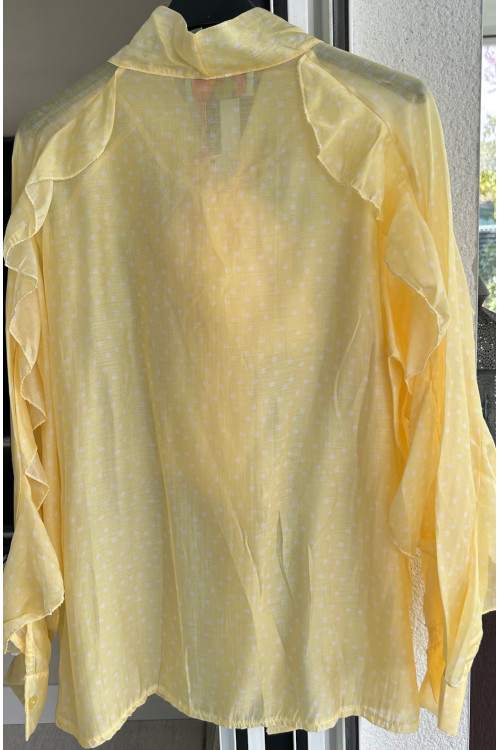 CAMISA LUNARES AMARILLA