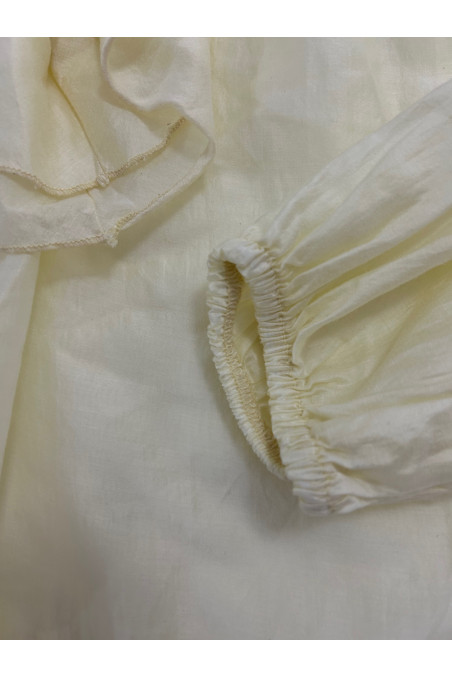 CAMISA VOLANTES AMARILLA