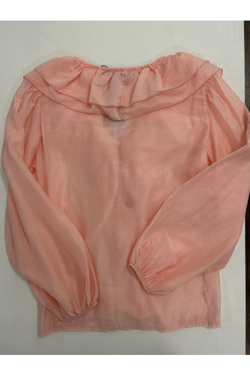 CAMISA VOLANTES ROSA