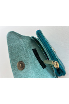 CARTERITA PIEL AZUL 2