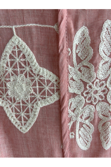 BLUSA BORDADOS ROSA