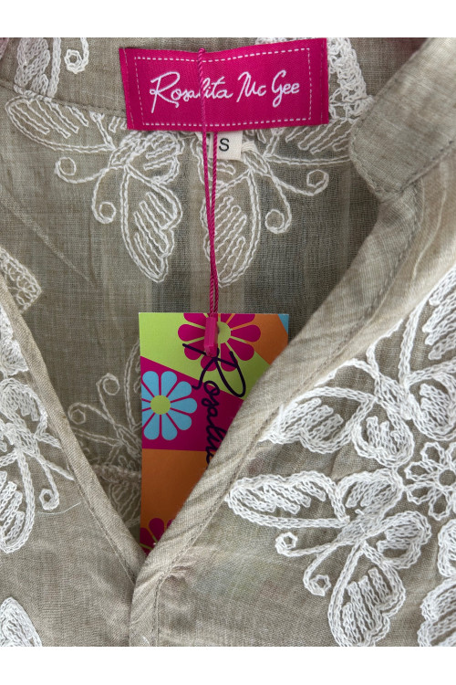 BLUSA BORDADOS BEIGE