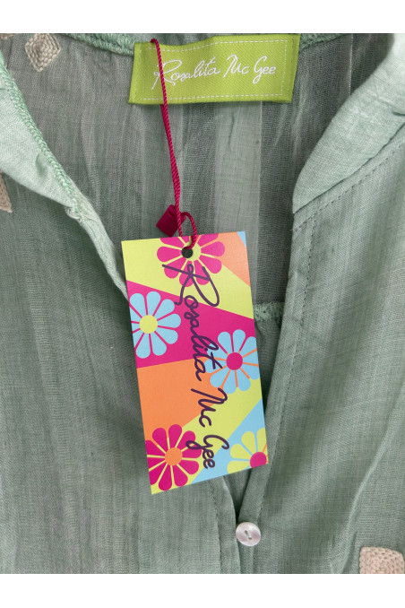 BLUSA BORDADOS VERDE