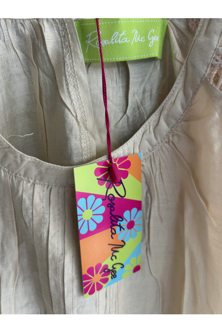 CAMISA BEIGE CALADOS