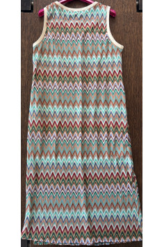 VESTIDO JACQUARD VERDE 2