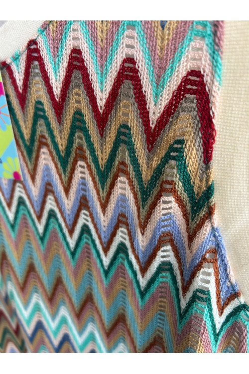 VESTIDO JACQUARD VERDE