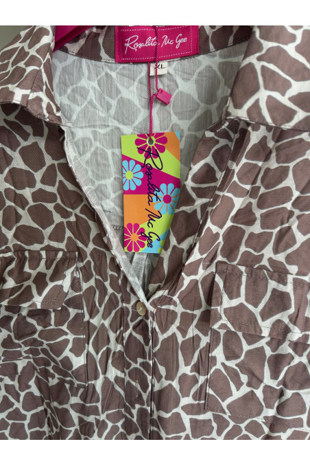 VESTIDO HUELLA TOSTADO