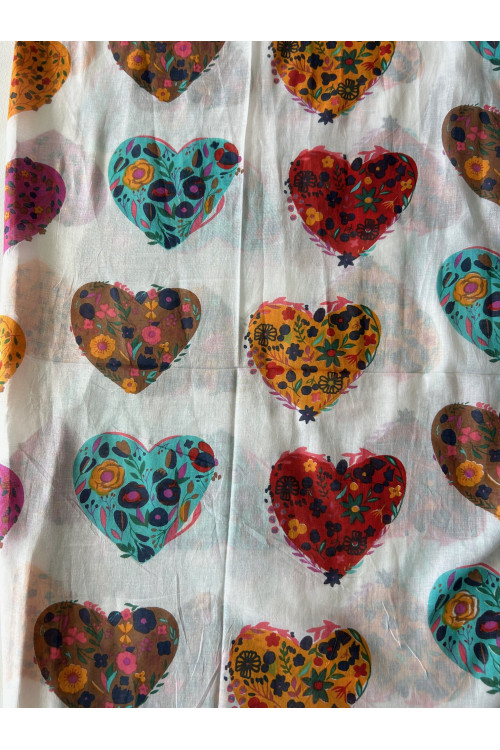 CHAL BLANCO CORAZONES