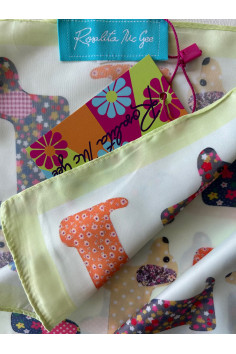 PAÑUELO PERRITOS AMARILLO 2