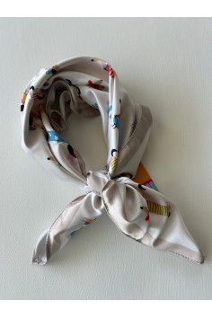 PAÑUELO PERRITOS BEIGE