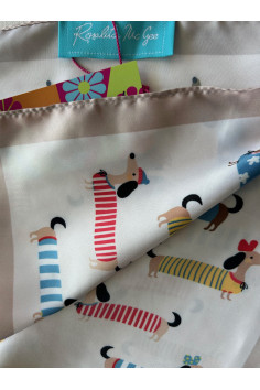 PAÑUELO PERRITOS BEIGE 2