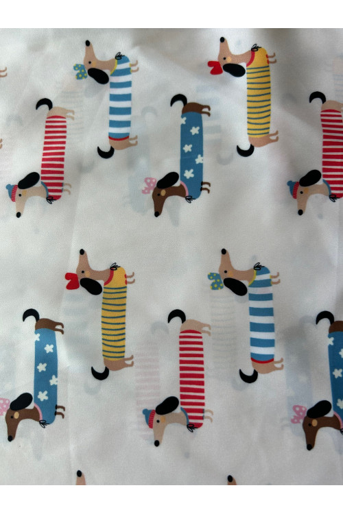 PAÑUELO PERRITOS BEIGE