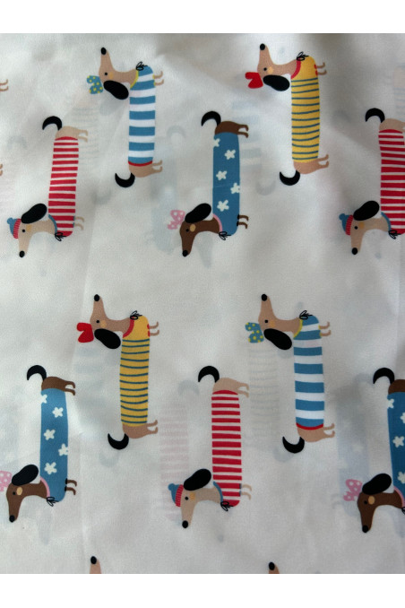 PAÑUELO PERRITOS BEIGE