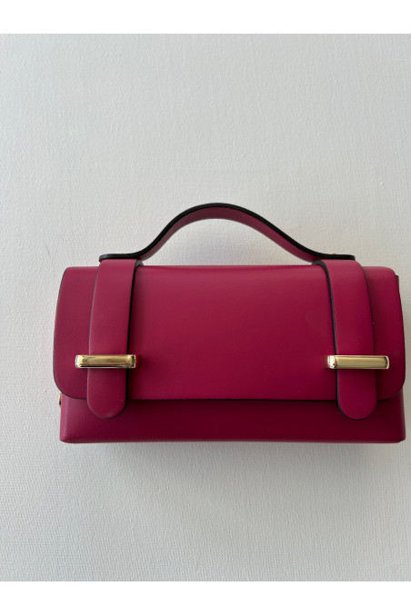 BOLSITO PIEL FUCSIA