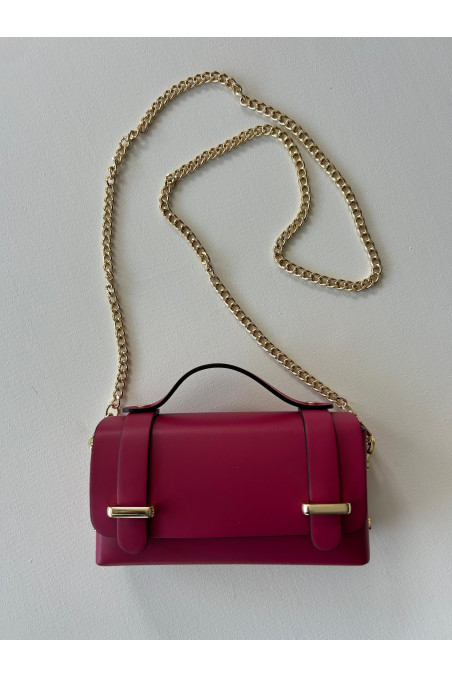 BOLSITO PIEL FUCSIA