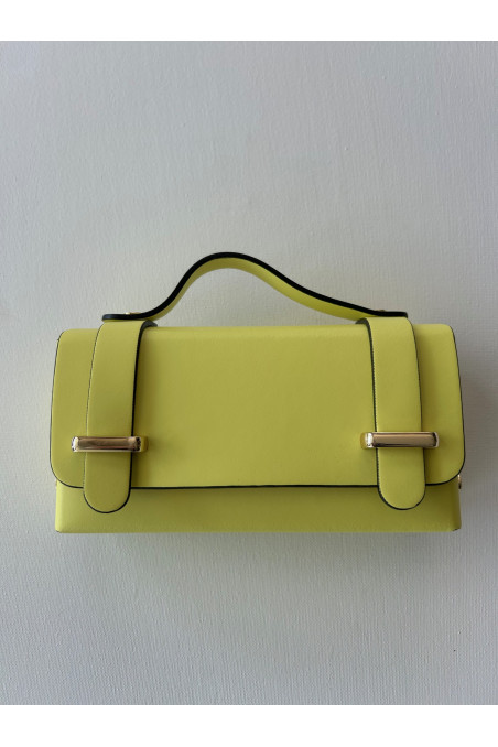 BOLSITO PIEL AMARILLO